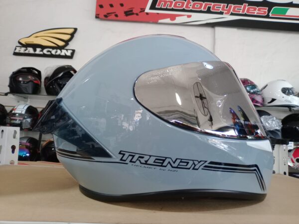 Casco Integral NZI Trendy 3 Nouveau Grey Brillante - Image 5