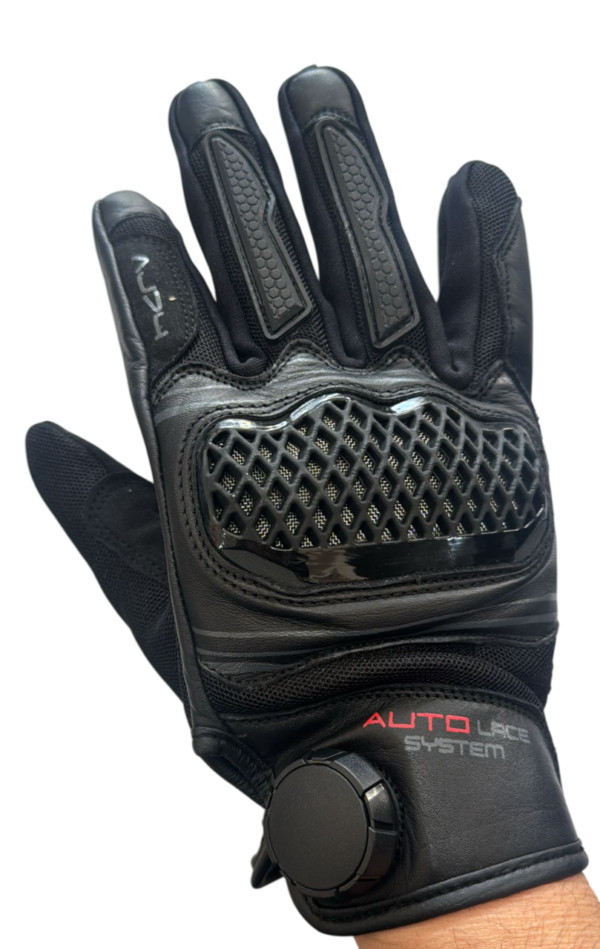 Guantes Moto Aj74 Mega Cuero De Cabra Ajuste Magnetico