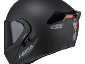 Casco fibra atto negro mate